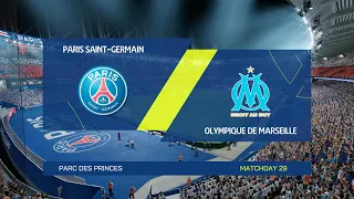 Ligue 1 2021/22 - Paris Saint-Germain Vs Marseille - 17th April 2022 - FIFA 22