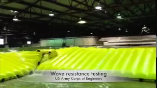 Water Gate flood barrier tested by the US Army Corps of Engineers now FM Approved