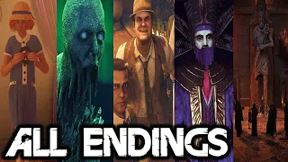 Alone in the Dark - ALL 5 ENDINGS (Bad Ending, Good Ending, Secret Endings) 2024