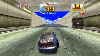 DAYTONA USA 2 P.E Mix Course Easy Car AT