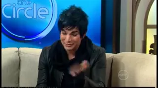 adam lambert laugh,,smile will blow your mind.wmv