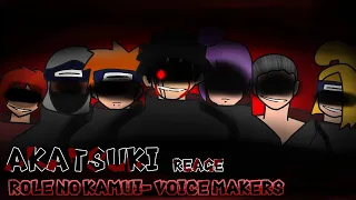 •Akatsuki reage/react  "ROLE NO KAMUI"•Voice Makers|Naruto|gacha club|[parte 3]||