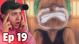 Zoro's Tragic Backstory😭One Piece Episode 19 REACTION + REVIEW