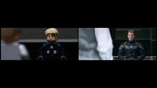 Captain America The Winter Soldier Lego Trailer Comparison