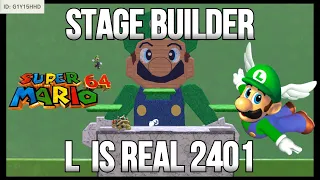 Super Smash Bros. Ultimate - Stage Builder - "L Is Real 2401"