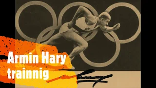 Armin Hary training, first man in history to the the 100m in 10.0 sec