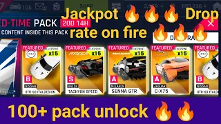 Asphalt 9||Around the world||100+ pack drop rate|| on fire 🔥🔥🔥