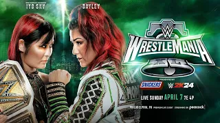 WrestleMania 40 Sim - Iyo Sky vs Bayley Women's Championship - WWE 2K24