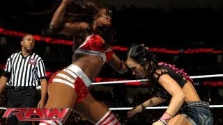 Naomi & Cameron vs. AJ Lee & Layla: Raw, August 19, 2013