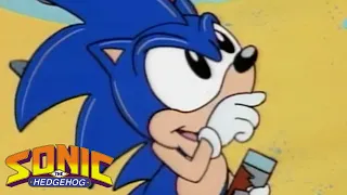 The Adventures of Sonic The Hedgehog | Mad Mike, Da Bear Warrior | Classic Cartoons For Kids