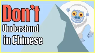 "Don't Understand" in Chinese