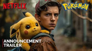 Pokemon: Live Action Movie (2025) | Announcement Trailer | Netflix & Tom Holland (4K)