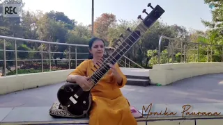 Aap Jaisa Koi Meri Zindagi | Abdullah | Sitar Cover | Monika Paurana