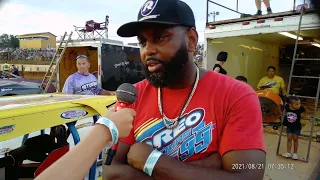 Interview with Oreo Thomas at Laurens County Speedway 2021