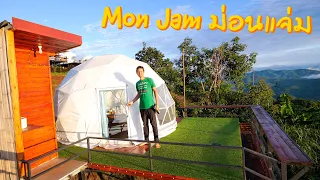 We Stayed in an IGLOO DOME TENT in Thailand’s Mountains! | Mon Jam (ม่อนแจ่ม)