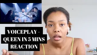 Watch Me REACT to VoicePlay - Queen In 5 Minutes | Reaction Video | ayojess
