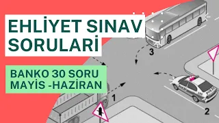 🔝MUTLAKA ÇÖZ  - 2022 MAYIS - HAZİRAN EHLİYET SINAV SORULARI - EHLİYET SINAV SORULARI 2022