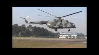 Bangladesh Air Force Mi-17 operations during Wintex-2022 exercise