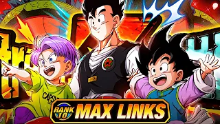 DISAPPOINTING! LEVEL 10 LINKS 100% RAINBOW STAR EZA LR GOHAN, GOTEN & TRUNKS! (DBZ: Dokkan Battle)