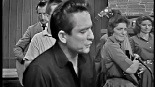 Were You There When They Crucified My Lord - Johnny Cash - Live TV performance 1962
