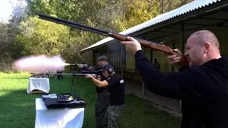 Shooting of Historical Weapons in Modern Style