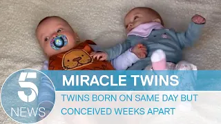 Twin miracle : Bath mum gives birth to rare twins conceived three weeks apart | 5 News