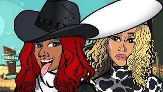 Megan Thee Stallion ft. Beyoncé - Savage (OFFICIAL CARTOON PARODY)