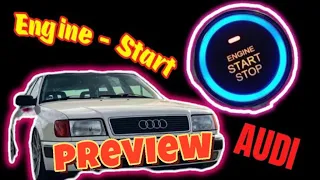 Start Engine Preview #аудис4 #СтартСтоп #аудиа6 #аудистартстоп #запускауди #alarmaudi #пусксбрелка