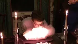 Surprise! Exploding Birthday Cake!