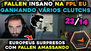 🔥 QUE P*RR@ É ESSA PROFESSOR?! FALLEN DESTRUINDO NA FPL EUROPEIA COM DUMAU & CIA!