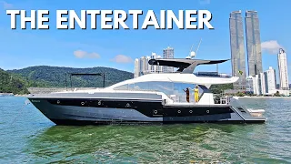 SCHAEFER 770 Flybridge MOTOR YACHT Tour Cruising Liveaboard Power Boat