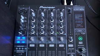 Проверка Pioneer DJM 800, 3 и 4 каналы с наушниками