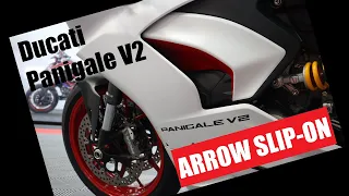 Ducati Panigale V2 - Arrow Slip-On Install & Review