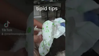 TIPID TIPS  AT DAHIL MAHAL ANG DIAPER NG DOG, DIAPER NG TAO ANG GAMIT KO