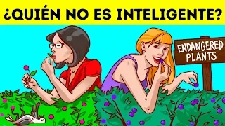 Adivina quién no es inteligente en 25 acertijos