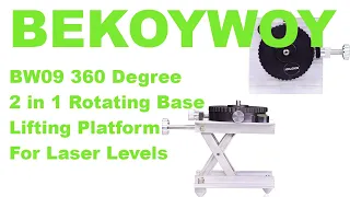 BEKOYWOY BW09  360 Degree 2 in 1 Rotating Base Lifting Platform For Laser Levels