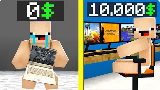 0$ BİLGİSAYAR VS 10.000$ BİLGİSAYAR😱 - Minecraft