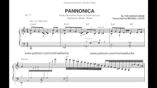 Thelonious Monk - Pannonica (Solo Piano) - Transcription