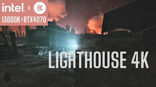 Lighthouse 4K on a 4070 and 20°C 13600K