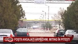 01 FOSTII ANGAJATI ARPECHIM MITING IN PITESTI