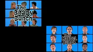 The Marvel Bunch vs The Brady Bunch (Side-by-Side Comparison)