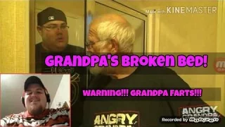 GRANDPA'S BROKEN BED! *REACTION*