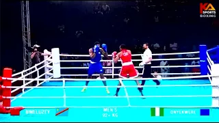 Bweluzeyi Anthony Lazare Emmanuel (RDC) Vs Onyekwere Ifeanyi (NGR) - All African Games Accra 2023