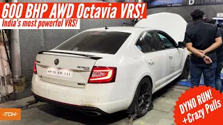 600 BHP AWD Octavia VRS! Dyno Run with India's Most Powerful and Fastest Octavia VRS! (Part1/2)