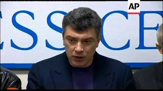 Nemtsov urges West to impose sanctions on Russian leaders