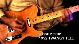 Simple Chords Demo. 1952 Tele Twang Pickups by Tone Specific Best Pickups for Twangy Telecaster Tone