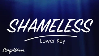 Shameless – Camila Cabello (Piano Karaoke Instrumental) Lower Key