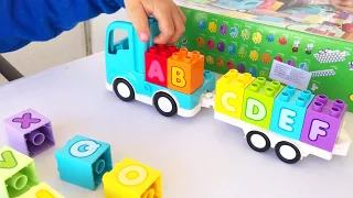 Learn the English alphabet with Lego Duplo
