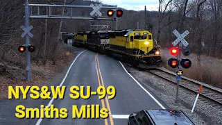 NYS&W SU-99 at Smiths Mills
