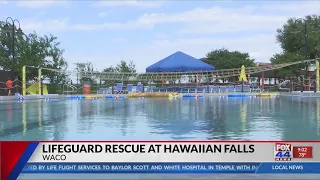 Hawaiian Falls lifeguard saves girl's life 9 pm
